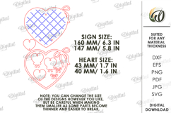 Baby Personalized Birth Stats Sign Laser Cut. Wall Decor SVG Product Image 2