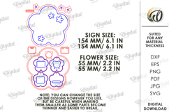 Baby Personalized Birth Stats Sign Laser Cut. Wall Decor SVG Product Image 2
