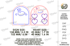 Baby Personalized Birth Stats Sign Laser Cut. Wall Decor SVG Product Image 2