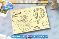 Baby Photo Albums Laser Cut Bundle, Baby Book Keepsake SVG Product Image 3