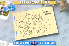 Baby Photo Albums Laser Cut Bundle, Baby Book Keepsake SVG Product Image 12