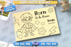 Baby Photo Albums Laser Cut Bundle, Baby Book Keepsake SVG Product Image 6