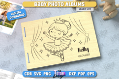 Baby Photo Albums Laser Cut Bundle, Baby Book Keepsake SVG Product Image 8