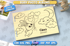 Baby Photo Albums Laser Cut Bundle, Baby Book Keepsake SVG Product Image 9