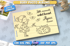 Baby Photo Albums Laser Cut Bundle, Baby Book Keepsake SVG Product Image 11