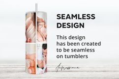 Baby Photo Collage Tumbler Design for Sublimation PNG Product Image 2