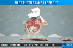 Baby Photo Frame Laser Cut Bundle, Child Metrics Photo Frame Product Image 6