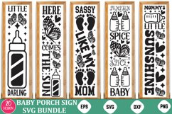 Baby porch sign svg Bundle Funny Quotes Design Baby Quotes Product Image 1