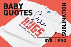 Baby Quotes T-Shirt SVG - Handwritten Art Product Image 1