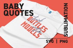 Baby Quotes T-Shirt SVG - Handwritten Art Product Image 3