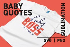 Baby Quotes T-Shirt SVG - Handwritten Art Product Image 5