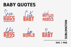 Baby Quotes T-Shirt SVG - Handwritten Art Product Image 7