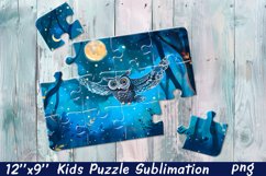 Owl Puzzle Design. Animals Puzzle Sublimation Product Image 1