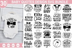 Baby Quotes SVG Bundle - Baby T-Shirt Design Product Image 1
