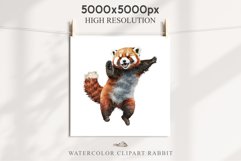 Baby Red Panda Floral Animals Clipart PNG Scrapbook Nursery art Image Watercolor  Transparent Print invitation shirt designs sublimation kids printable digital watercolor floral baby red Panda, scrapbooking clipart, sublimation nursery drawing, forest