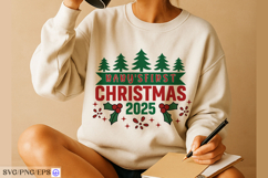 Baby&#039;s First Christmas 2025 PNG, SVG, Sublimation Design Product Image 2
