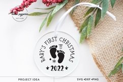 Free SVGs download - Baby's First Christmas svg | Christmas Ornament ...