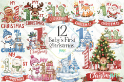 Baby’s First Christmas Sublimation Product Image 1