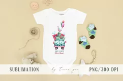 Baby's first Christmas sublimation car with gift boxes Product Image 1