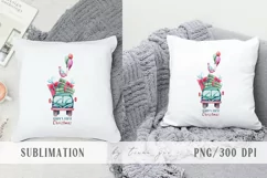 Baby's first Christmas sublimation car with gift boxes Product Image 2