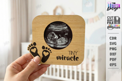 Baby Scan Frame Laser Cut | Photo Holder | New Born SVG |CNC Product Image 1