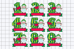 Baby Sheep Watermelon Topper 3D SVG Product Image 2