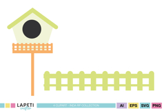 Soft pastel bird graphics for baby crafts and printable decor
