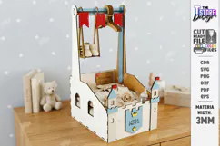 Baby Shower Closet Crate Laser Cut | Nursery Basket Laser Product Image 1