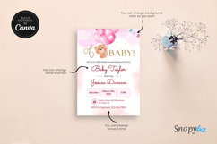 Teddy Baby Shower Invitation Templates Product Image 6