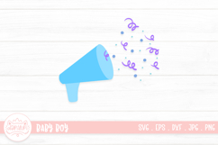 Baby Shower Party Popper Illustration Product Image 1