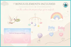Noah's Ark Baby Shower Website Invitation Canva RSVP Product Image 11