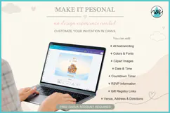 Noah's Ark Baby Shower Website Invitation Canva RSVP Product Image 3