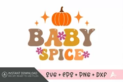 Baby Spice SVG , Autumn Bible Verse SVG , Pumpkin Patch SVG Product Image 1