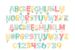 Baby Squeaks Color Font Product Image 3