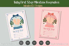 Baby first step milestone card Product Image 2