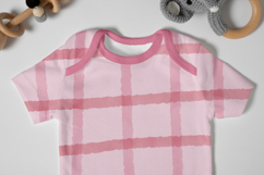 Watercolor Pink Stripe Digital Paper Patterns Product Image 6