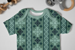 Snowflake Seamless Pattern | WInter Nordic Pattern Product Image 4