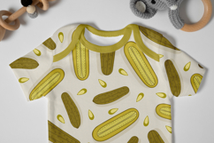 Pickle Seamless Pattern | Cucumber Pattern | Digital Paper Product Image 4