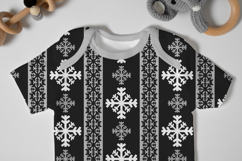 Snowflake Seamless Pattern | WInter Digital Paper Product Image 4