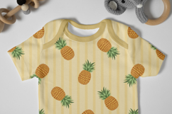 Summer Pineapple Seamless Pattern | Fruit Digital Paper Product Image 7