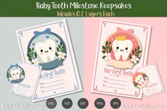 Baby first tooth milestone card Product Image 2
