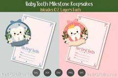 Baby first tooth milestone card Product Image 3