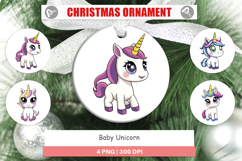Ornament Baby Unicorn Product Image 1