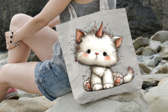 Baby Unicorn Cat Smile Clipart Product Image 3