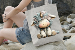 Baby Unicorn Lamb Smile Clipart Product Image 3