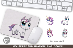 Mouse Pad Baby Unicorn Product Image 1