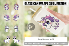 Glass Can Baby Unicorn Product Image 1