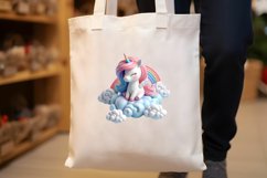 Baby Unicorn Watercolor Clipart Product Image 5