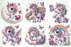 Baby Unicorns Sublimation Clipart Product Image 3
