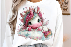 Baby Unicorns Sublimation Clipart Product Image 3